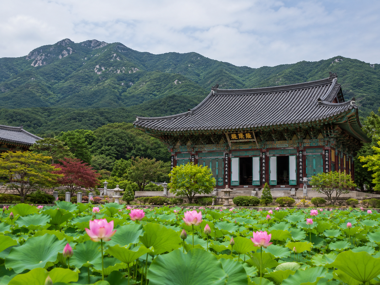 Temple landscape