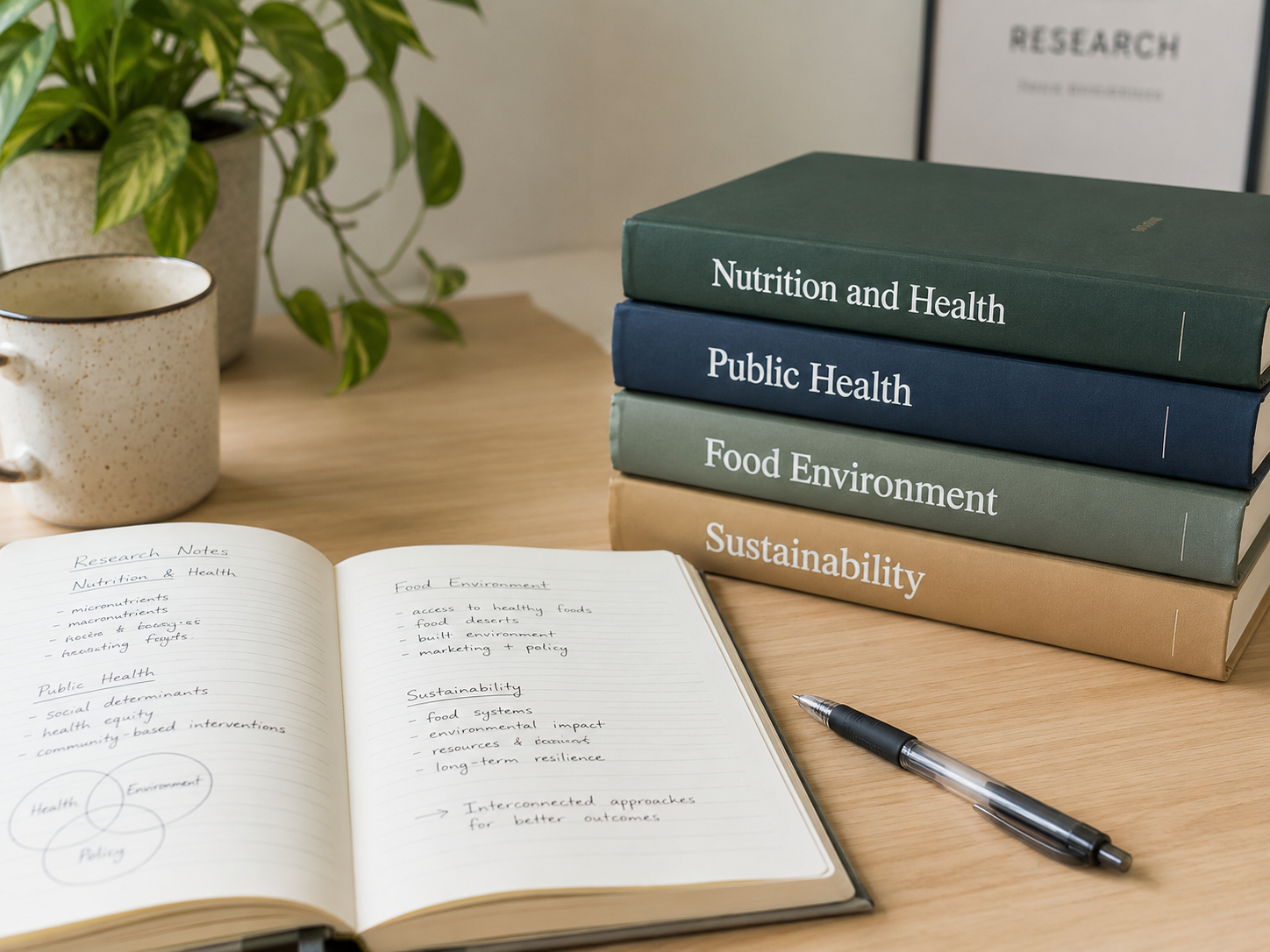 Research notes and books